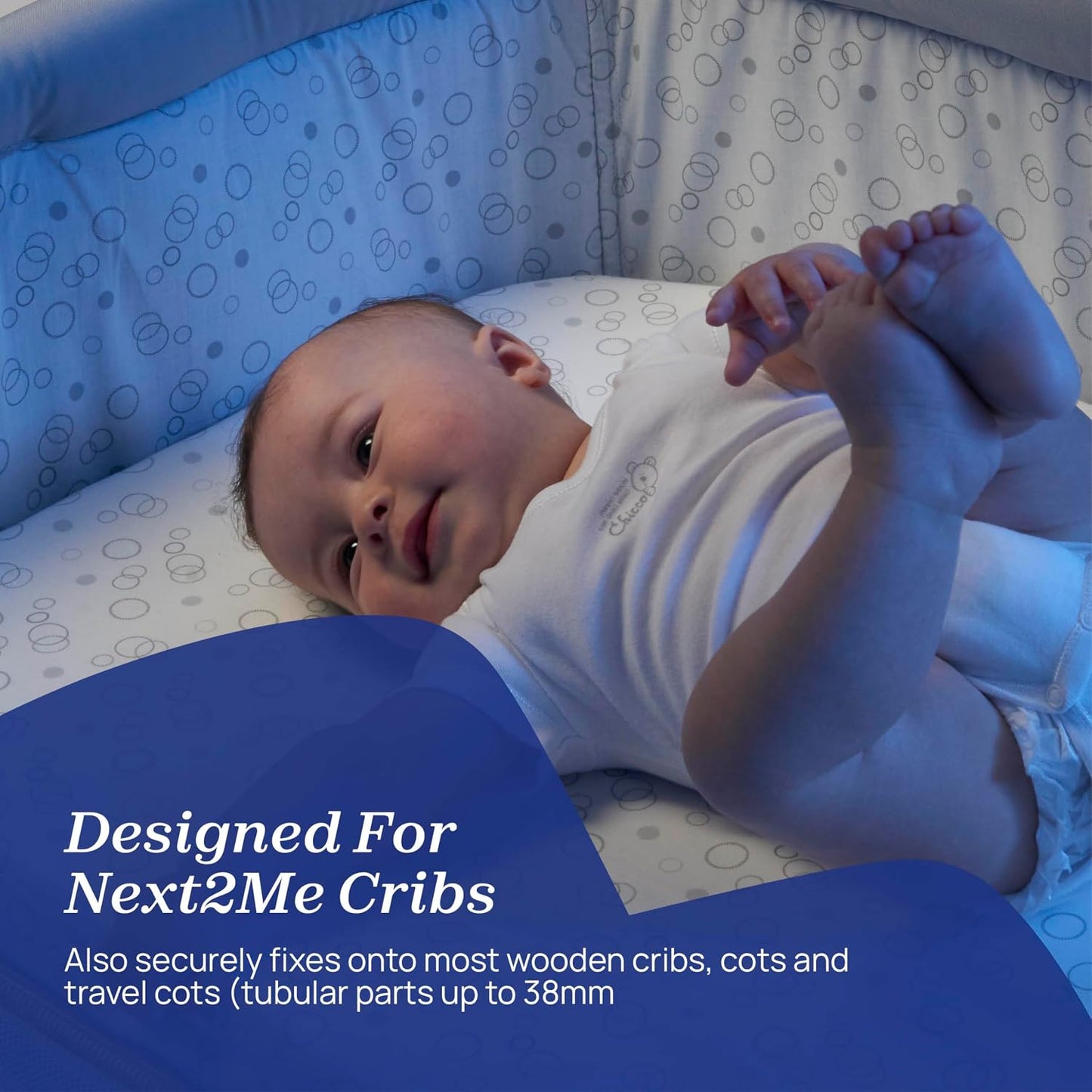 Chicco First Dreams Next2Stars Cot Projector with Music & Plush Toy for Newborn Baby