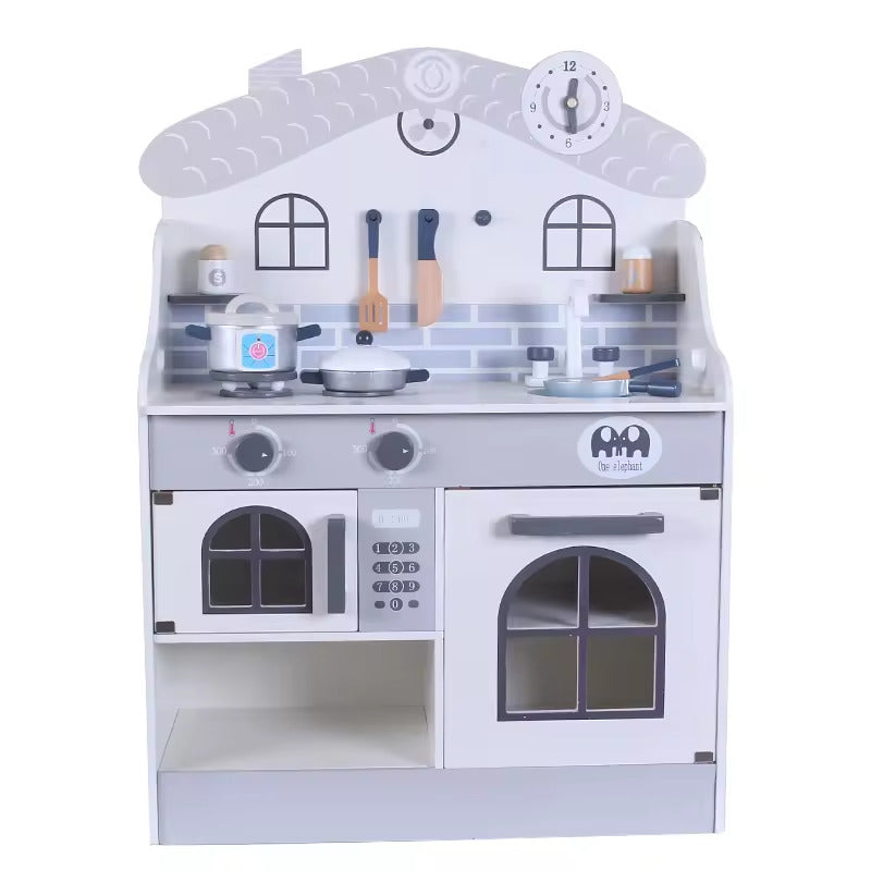 Wooden kitchen set