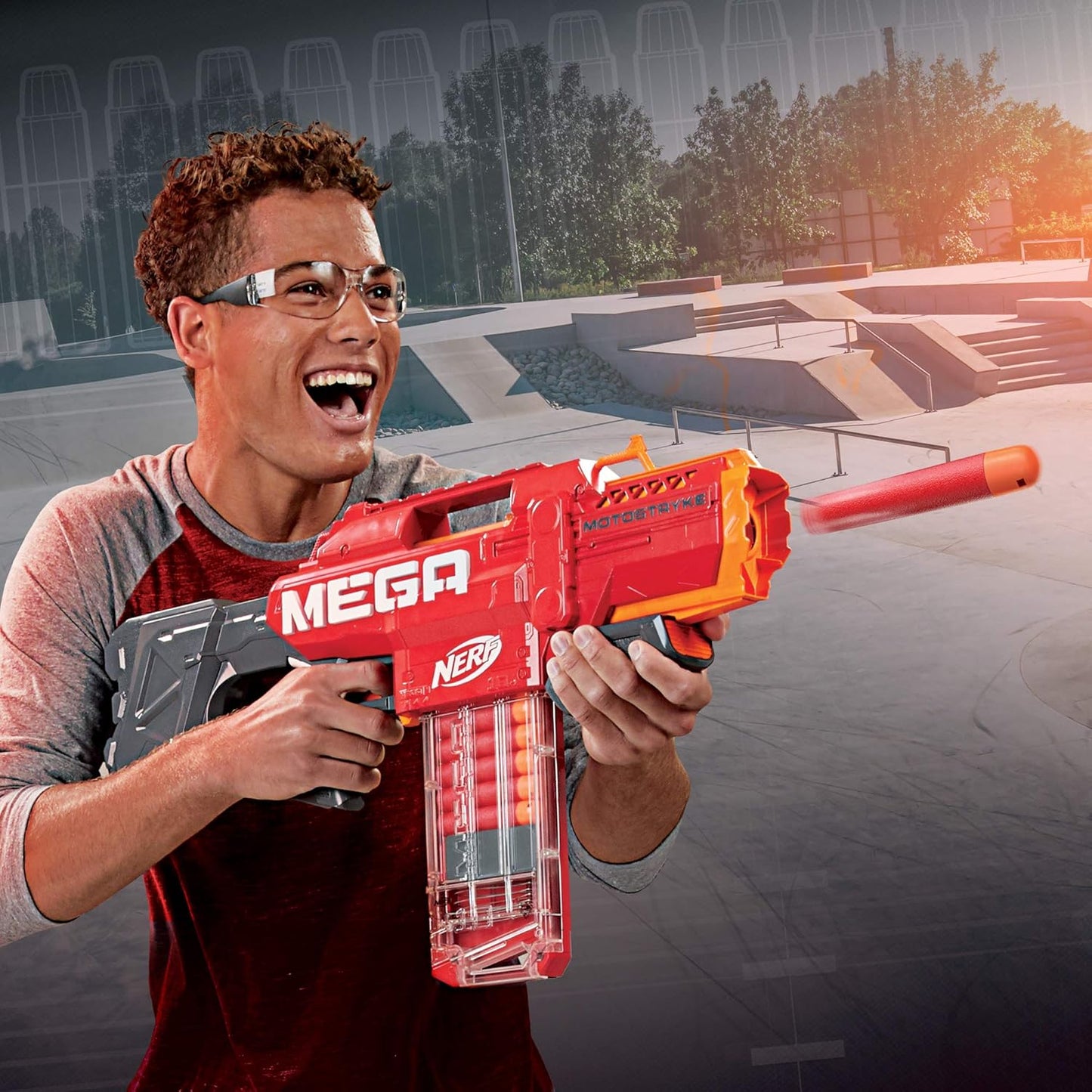 Nerf Mega Motostryke Motorized 10-Dart Blaster