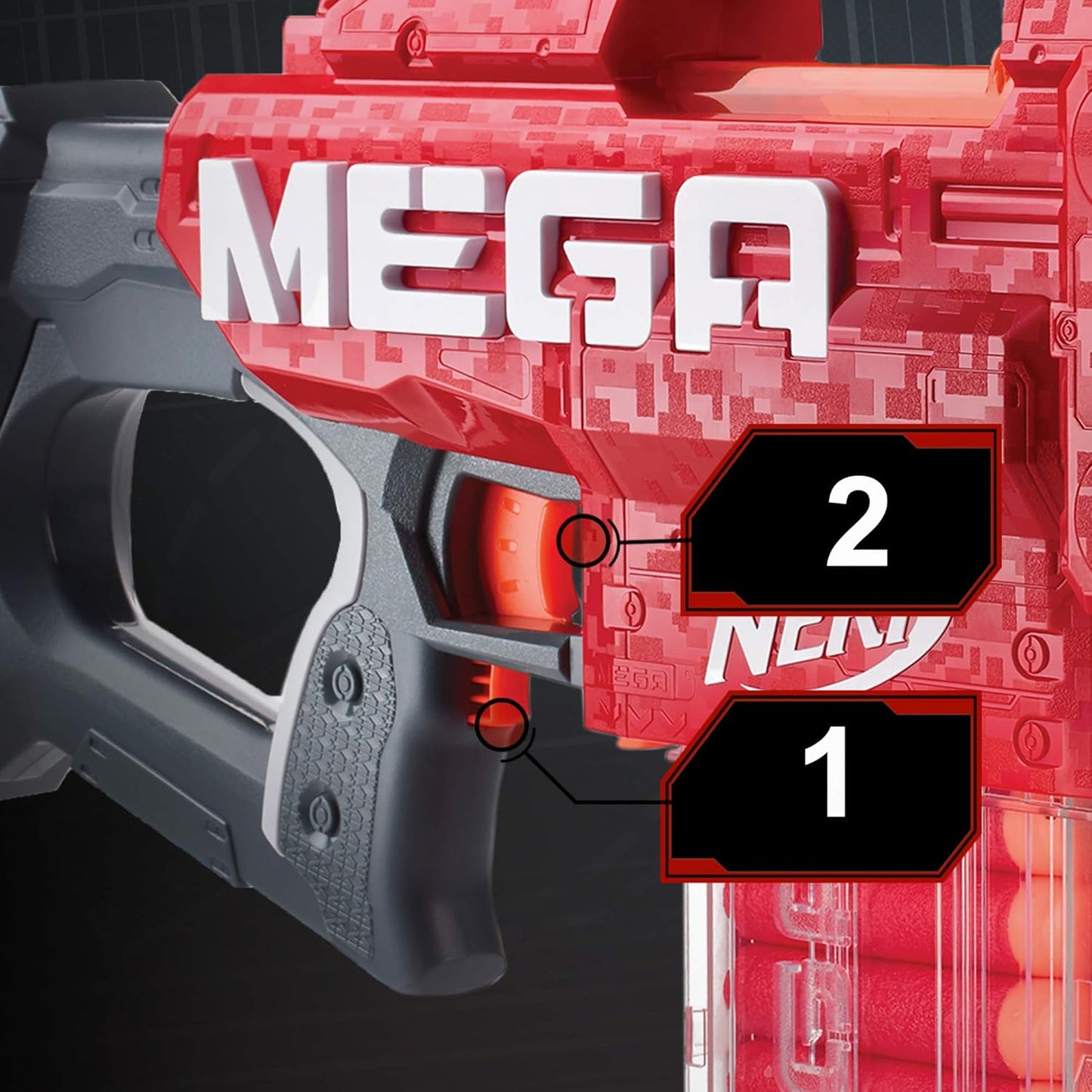 Nerf Mega Motostryke Motorized 10-Dart Blaster