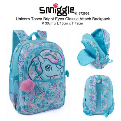 Smiggle Classic Kids School Backpack 16 Inch –UNICORN