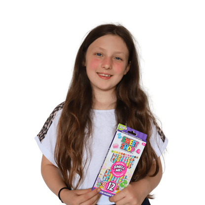 Scentos Sweet Shop Scented Colour Pencils, Pack Of 12