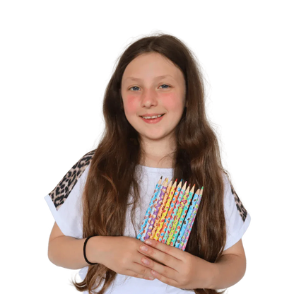 SWEET SHOP 12 COLOUR PENCILS (PACK OF 12)