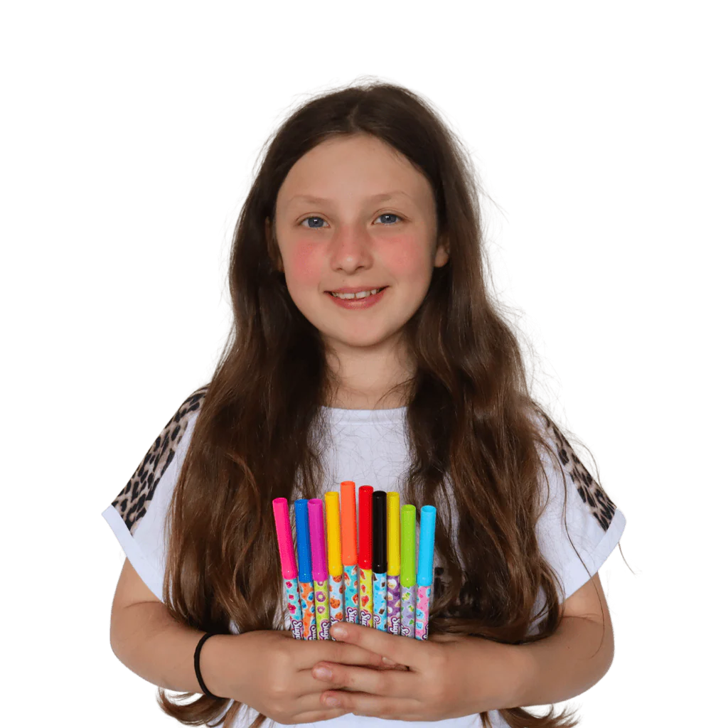 SWEET SHOP 10 ASST FINE LINE MARKERS (PACK OF 12)