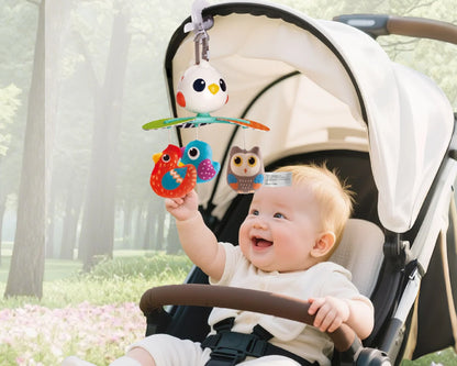 Hola Musical Cot Mobile – Portable Baby Musical Mobile for Cot, Stroller & Car Seat