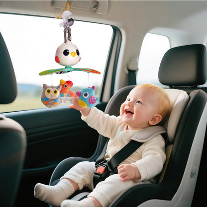 Hola Musical Cot Mobile – Portable Baby Musical Mobile for Cot, Stroller & Car Seat