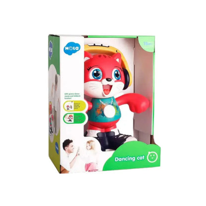 Hola Dancing Cat Musical Toy with Lights, Talkback & Dance Moves for Toddlers 18M+