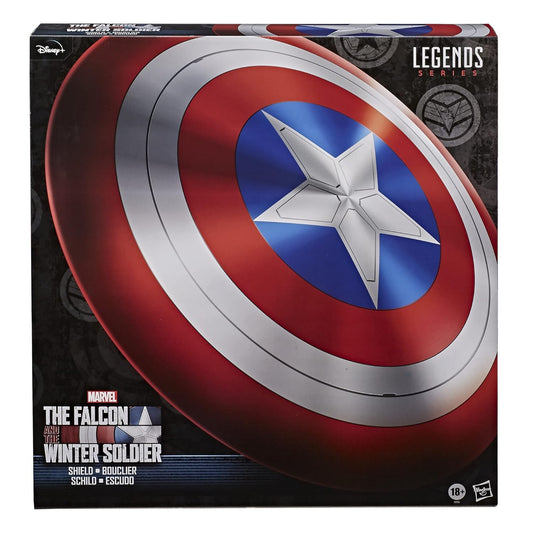Avengers Marvel Legends Series Falcon and Winter Soldier Captain America Premium Role Play Shield Adult Fan Costume/Collectible Large
