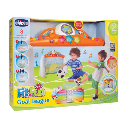 Chicco Fit & Fun Goal League Electronic Football Goal Toy for Kids