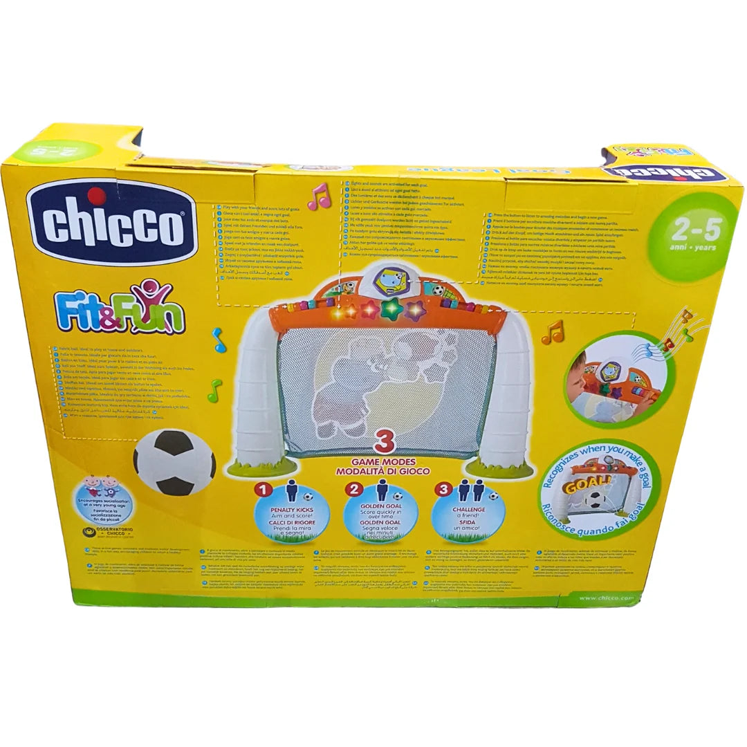 Chicco Fit & Fun Goal League Electronic Football Goal Toy for Kids
