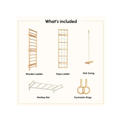 Curious Cub Space Saver Jungle Gym 4 (7 Feet )