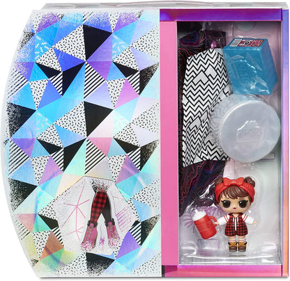 L.O.L. Surprise! OMG Winter Chill Camp Cutie Fashion Doll & Sister Babe in the Woods Doll with 25 Surprises to Unbox - Clothes & Accessories with Reusable Playset for Kids Girls Ages 4+