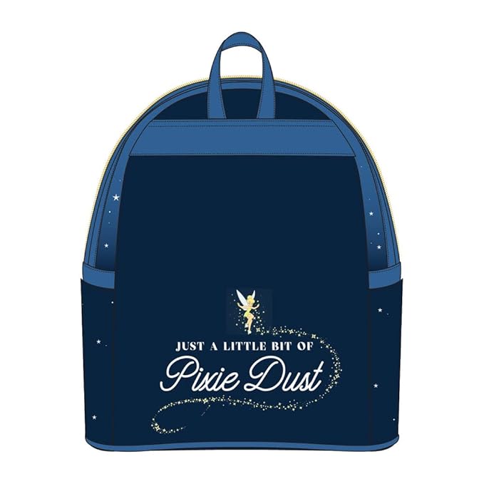 Loungefly Disney Peter Pan Glow Clock Womens Double Strap Shoulder Bag Purse