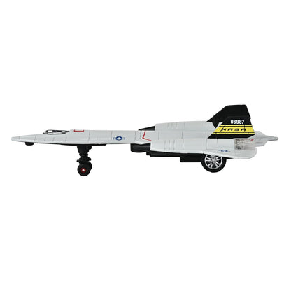 Toys Uncle Diecast Aeroplane Scale Model, (1:400 Fighter Aeroplane with Light and Sound (Type 13))