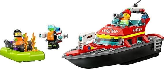 LEGO City Fire Rescue Boat 60373