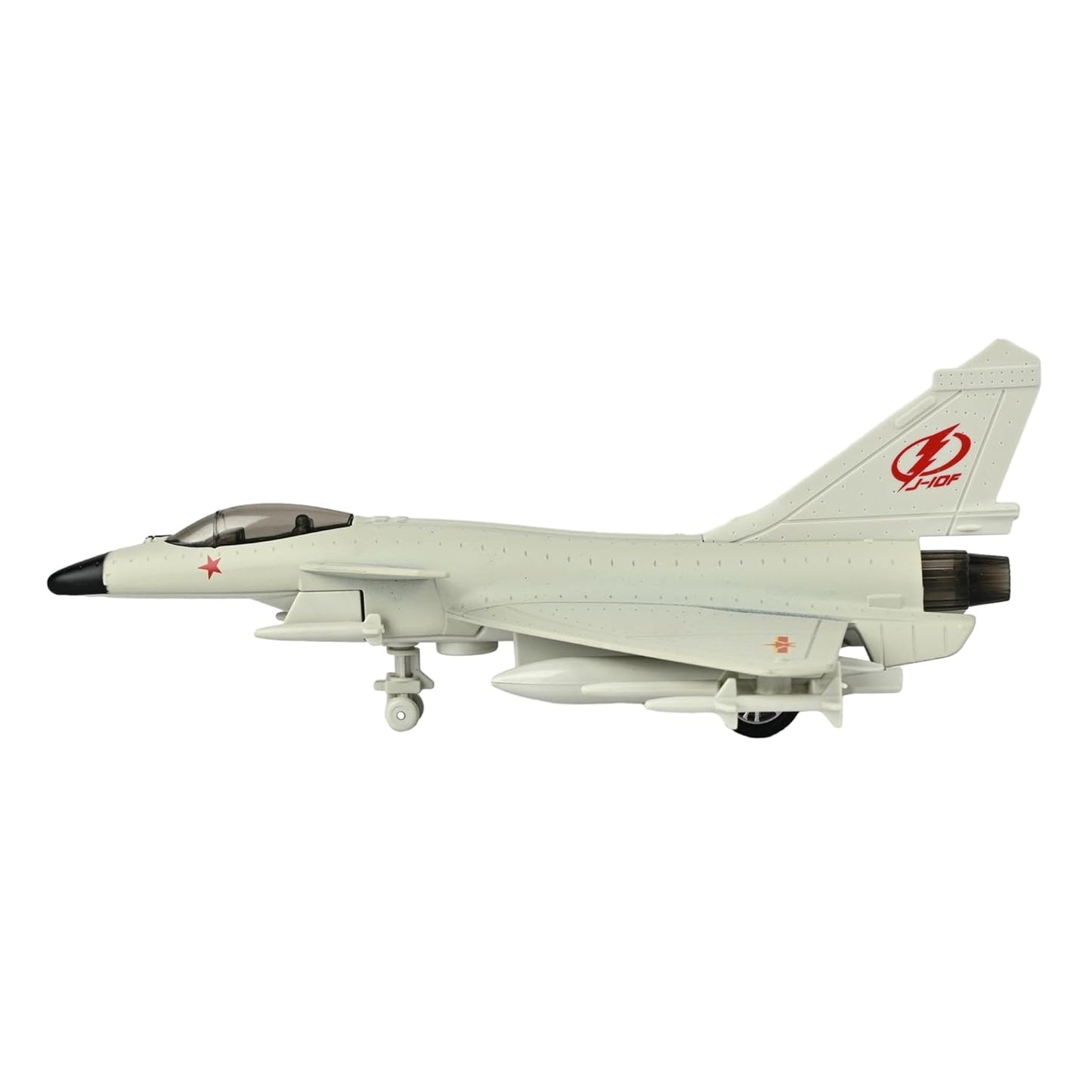 Toys Uncle Diecast Aeroplane Scale Model, (1:400 Fighter Aeroplane with Light and Sound (Type 9))