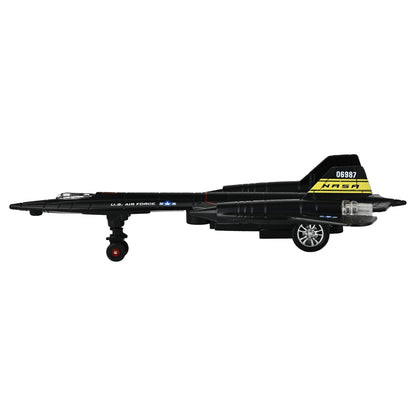 Toys Uncle Diecast Aeroplane Scale Model, (1:400 Fighter Aeroplane with Light and Sound (Type 18))