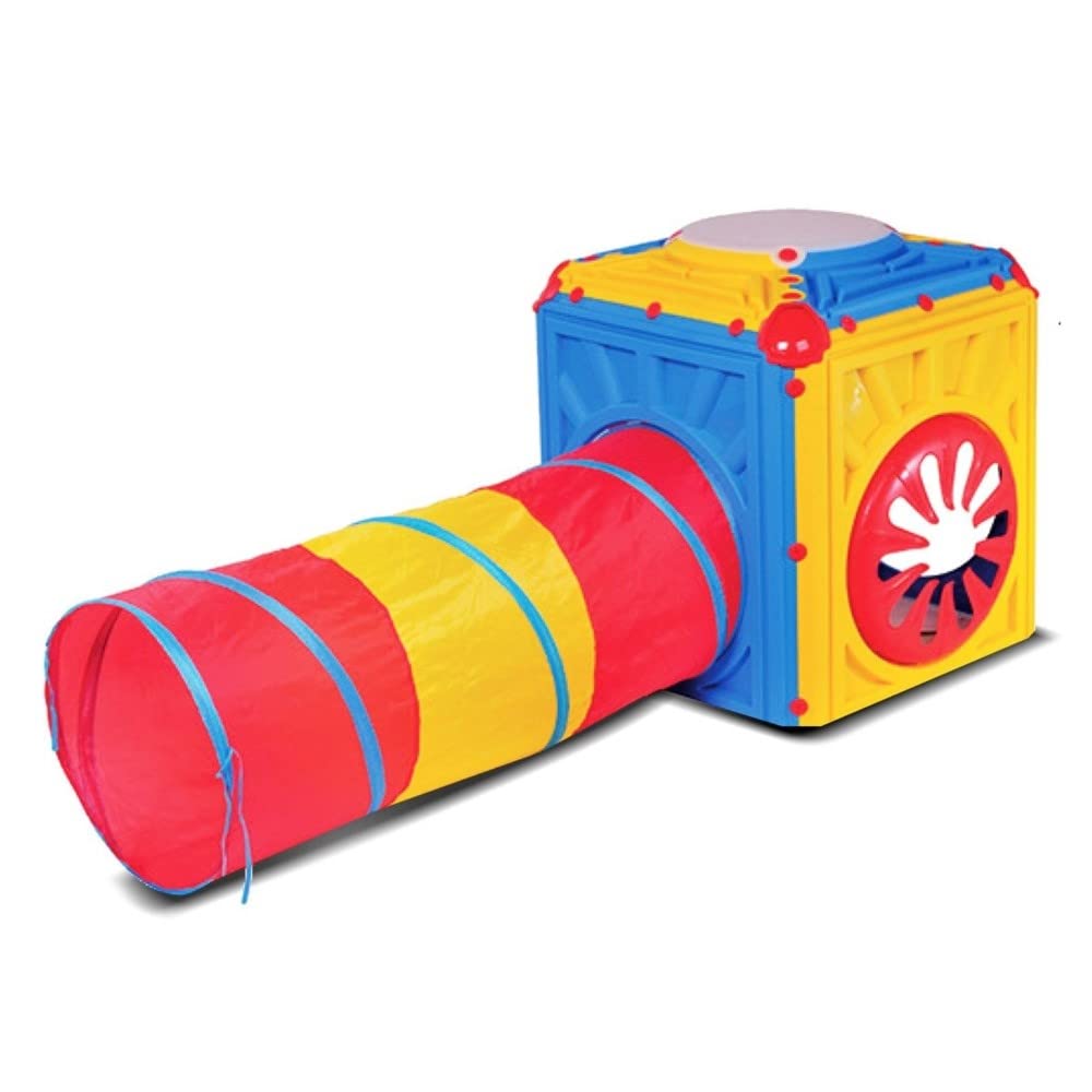 Activity Center Cube Playhouse with Flex Tunnel