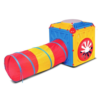 Activity Center Cube Playhouse with Flex Tunnel