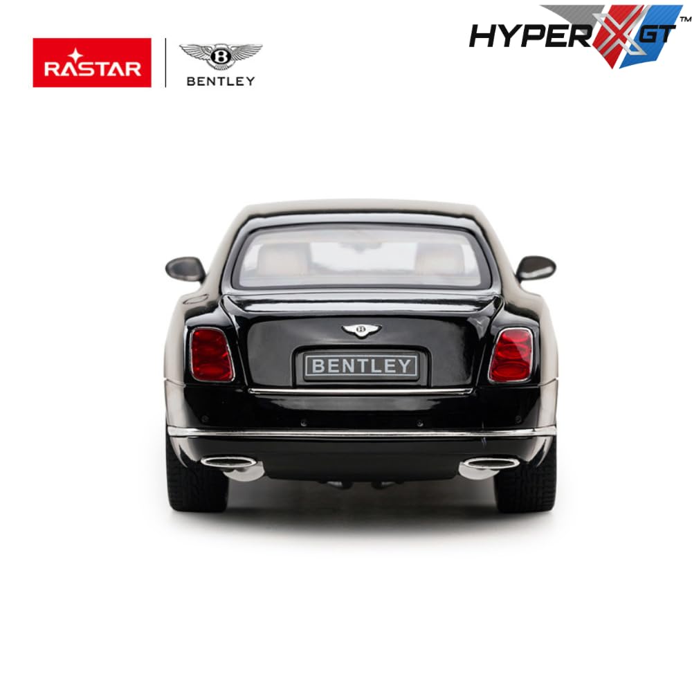 HYPERXGT 1:18 Scale Bentley Mulsanne Champagne Die-Cast Collectible Model Car