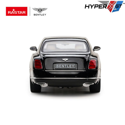 HYPERXGT 1:18 Scale Bentley Mulsanne Champagne Die-Cast Collectible Model Car