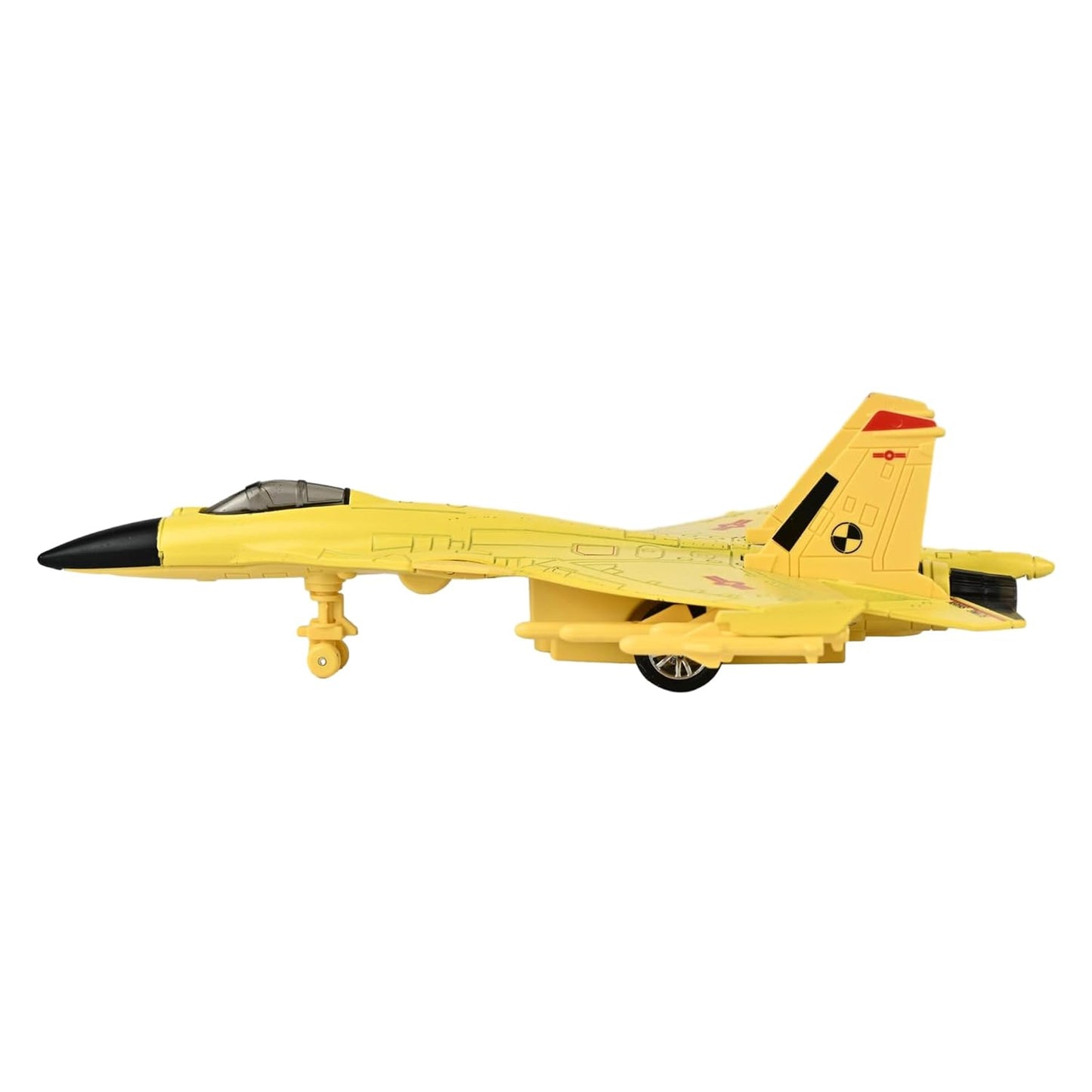 Toys Uncle Diecast Aeroplane Scale Model, (1:400 Fighter Aeroplane with Light and Sound (Type 14))