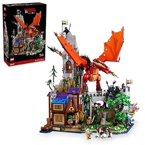 LEGO Ideas Dungeons & Dragons: Red Dragon’s Tale Set 21348 (3745 Pieces)