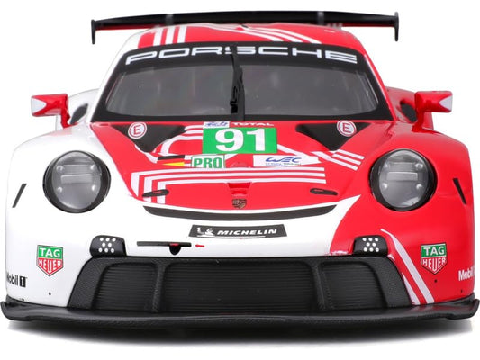 Bburago - 1/24 Scale Model Compatible with Porsche 911 RSR LM Replica Sports Car Model 2020