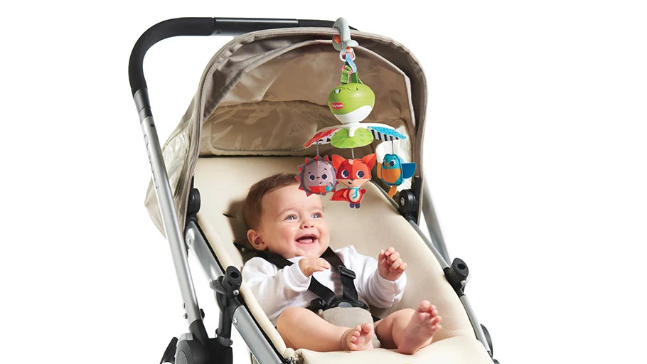 Tiny Love Meadow Days 3-in-1 Take-Along Cot Mobile for Newborn Baby, Stroller, Crib & Playard