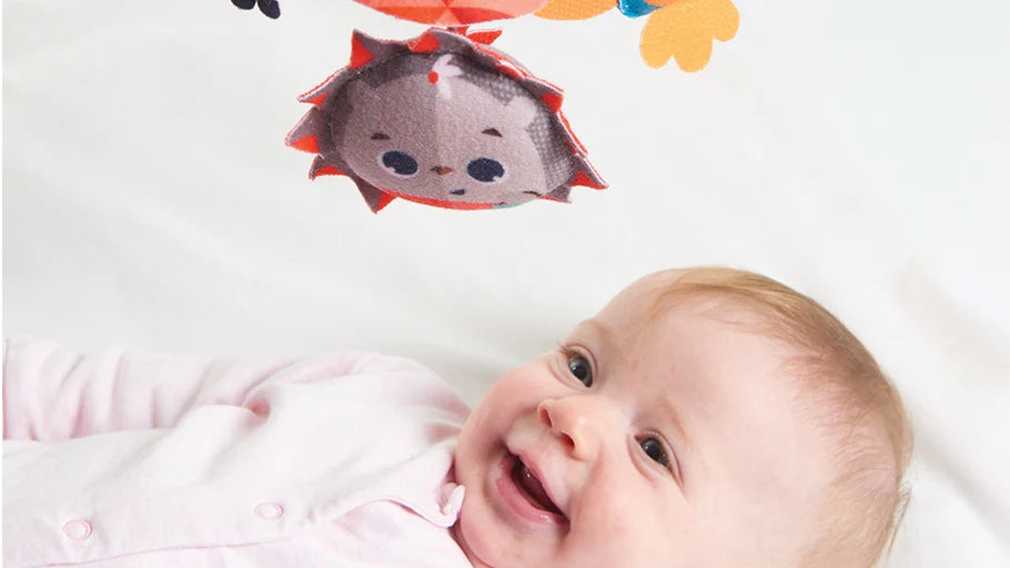 Tiny Love Meadow Days 3-in-1 Take-Along Cot Mobile for Newborn Baby, Stroller, Crib & Playard