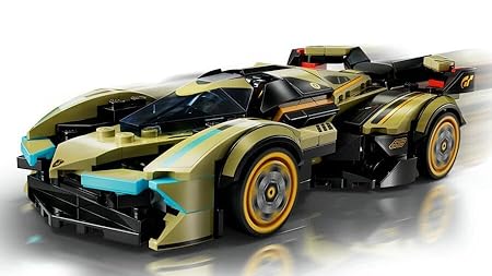 LEGO Speed Champions Lamborghini Lambo V12 Vision GT Super Car 76923 Building Blocks Toys for 10+ Gift for Boys and Girls