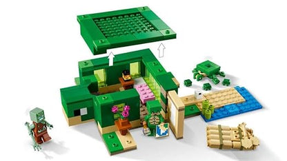 LEGO Minecraft The Turtle Beach House Animal-Care Toy 21254