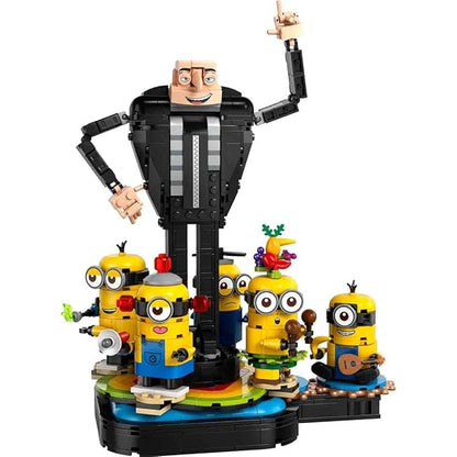 Brick-Built Gru and Minions 75582