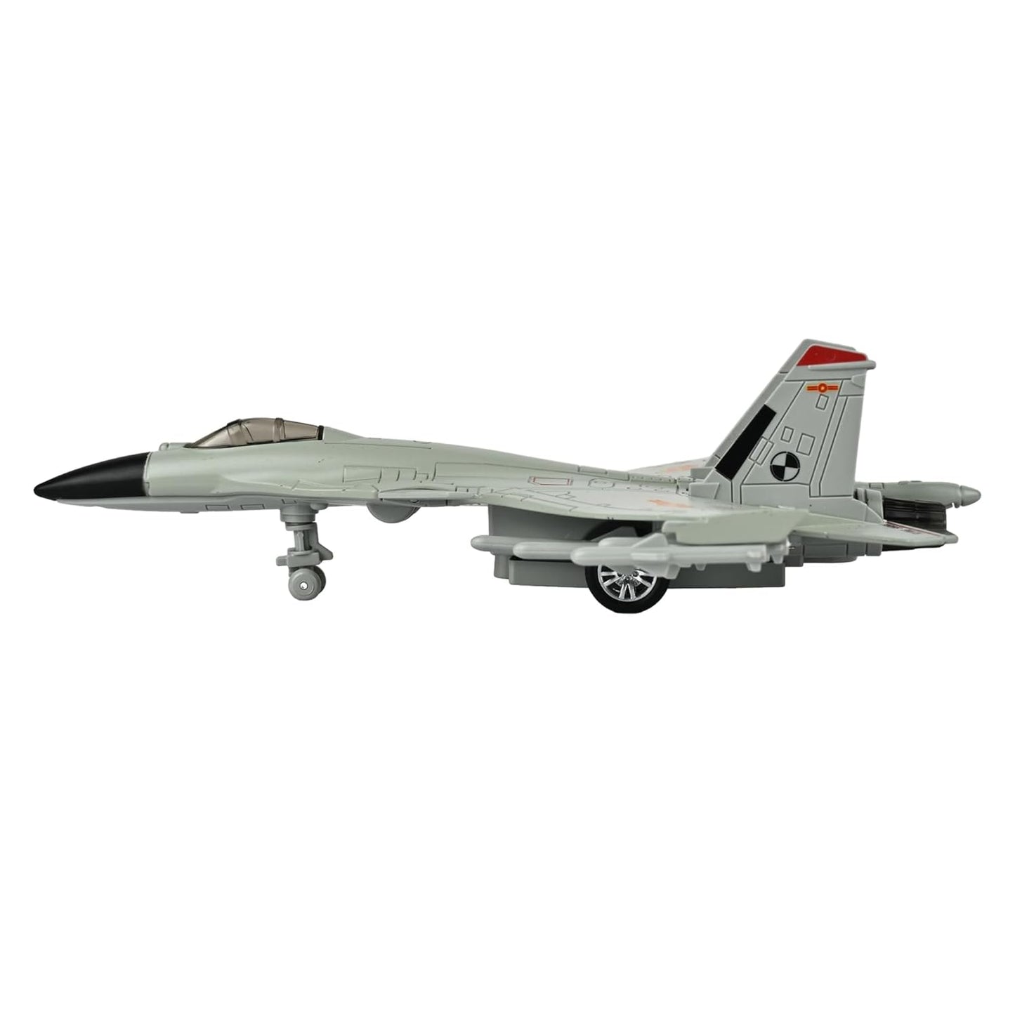 Toys Uncle Diecast Aeroplane Scale Model, (1:400 Fighter Aeroplane with Light and Sound (Type 3))