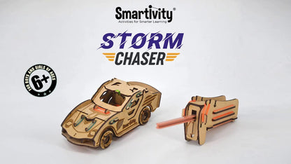 Smartivity STEM Wheels Speedster Car with Mods Storm Chaser Car with Launcher, Educational DIY Building Construction Activity Toy Game Kit, Construct, Play...(PACK OF 6)