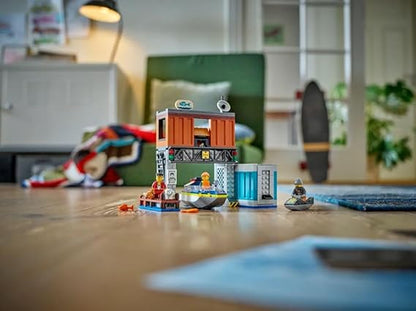 LEGO City Police Speedboat and Crooks’ Hideout  60417