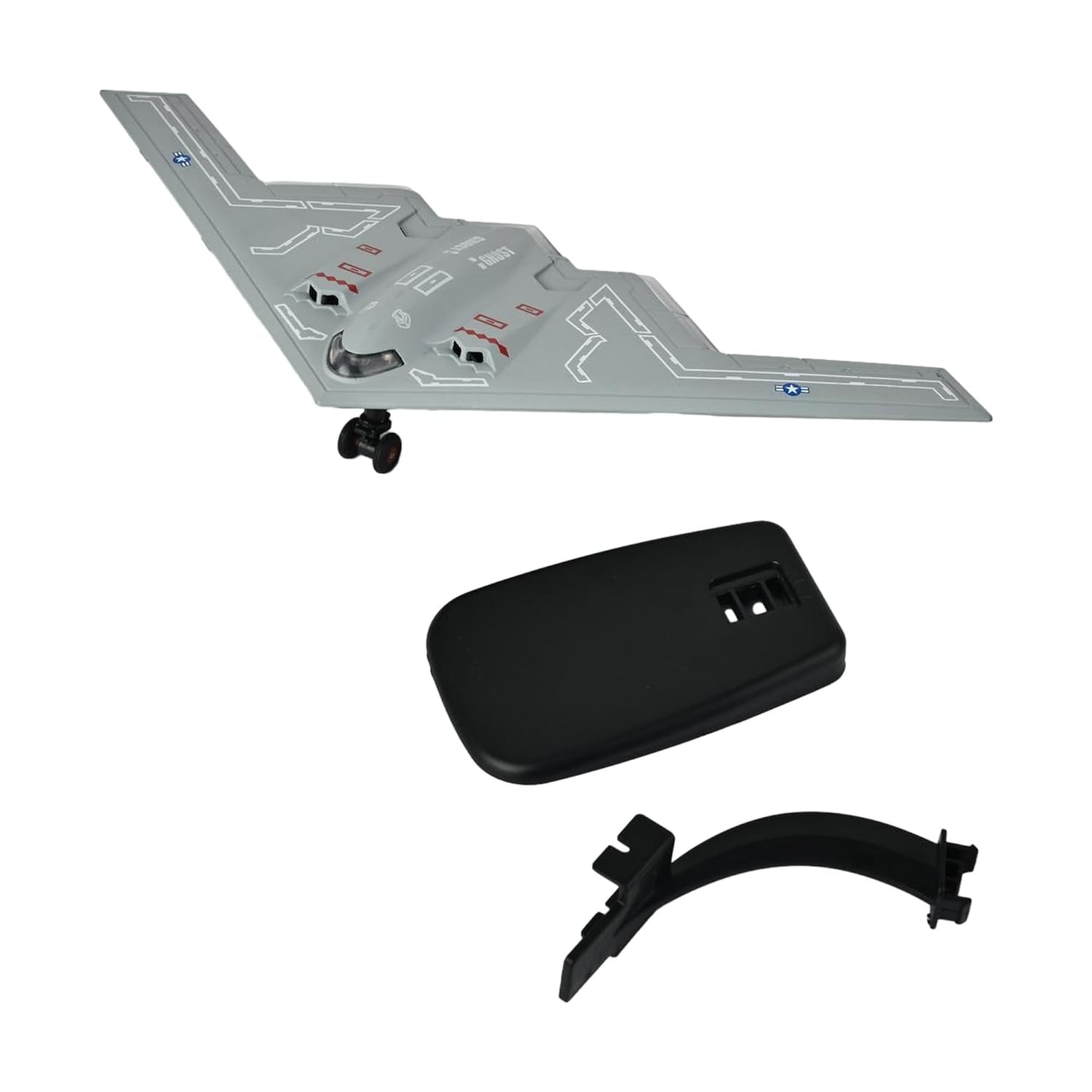 Toys Uncle Diecast Aeroplane Scale Model, (1:400 Fighter Aeroplane with Light and Sound (Type 15))