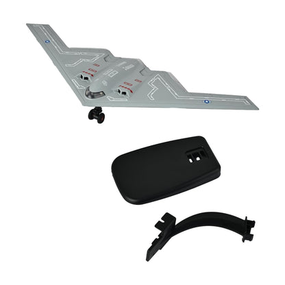 Toys Uncle Diecast Aeroplane Scale Model, (1:400 Fighter Aeroplane with Light and Sound (Type 15))