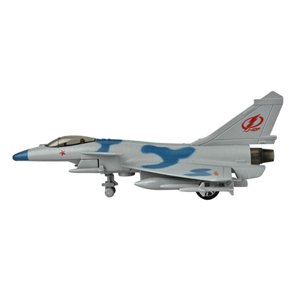 Toys Uncle Diecast Aeroplane Scale Model, (1:400 Fighter Aeroplane with Light and Sound (Type 11))