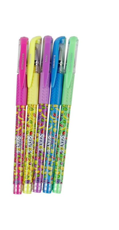 Scentos Scented Non-Toxic Neon Gel Pens (PACK OF 12)