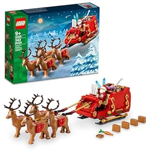 LEGO Santa’s Sleigh Toy 40499 Building Blocks Toys for 9+ Gift for Boys and Girls