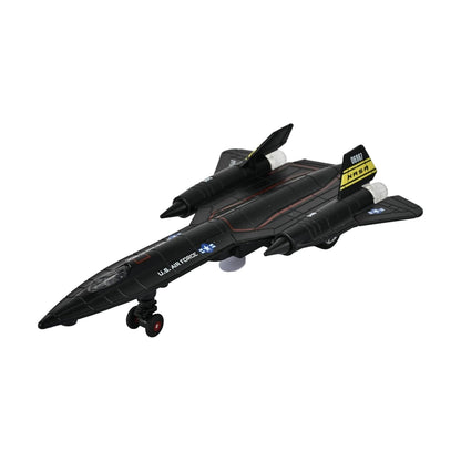 Toys Uncle Diecast Aeroplane Scale Model, (1:400 Fighter Aeroplane with Light and Sound (Type 18))