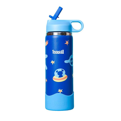 Basil HydraRush 600ml Insulated Stainless Steel Bottle – Wide Mouth Carry Handle