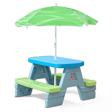 STEP2 Sun & Shade Picnic Table with Umbrella