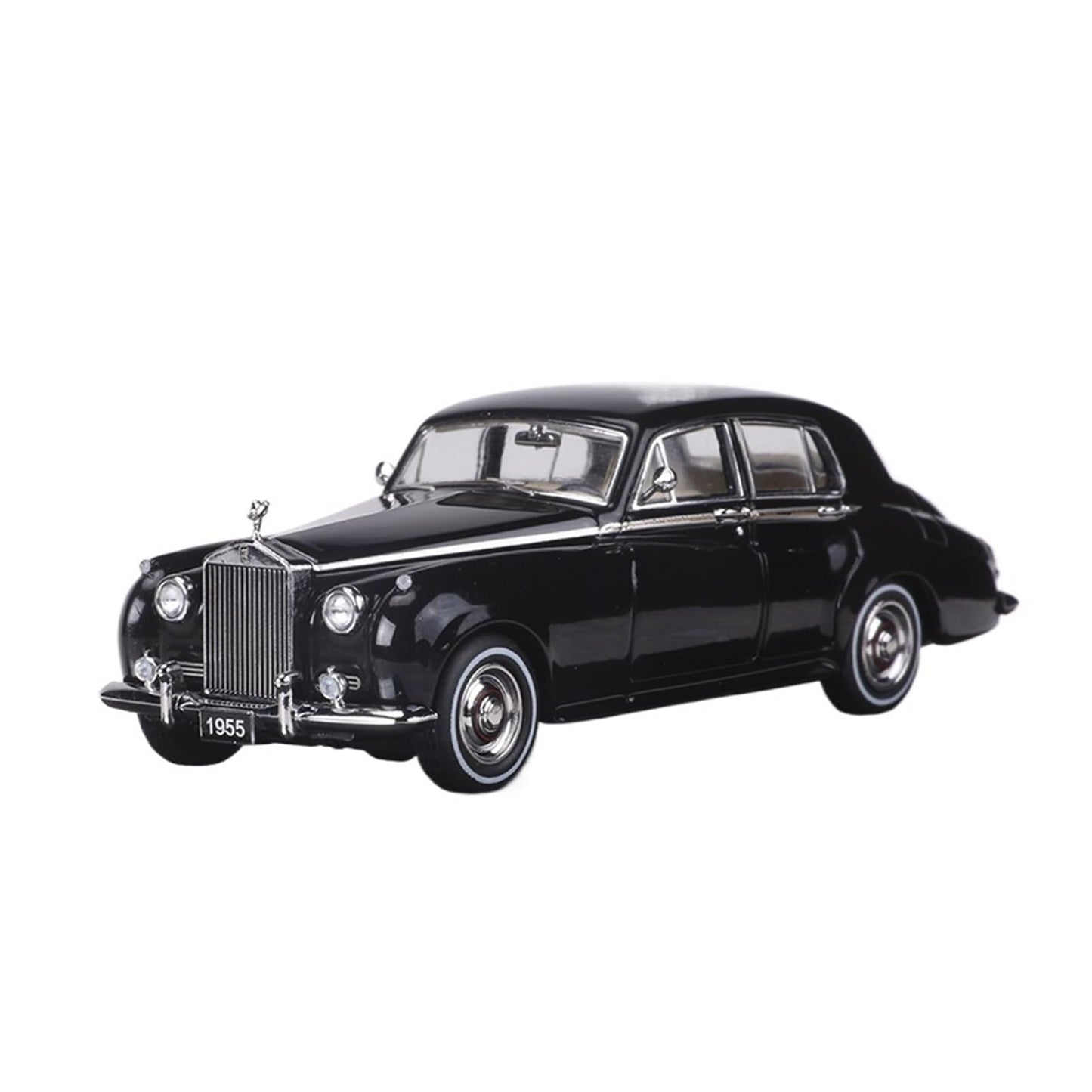 1:64 Scale For Rolls-Royce Silver Cloud Black 1965 Classic Car Die-Cast