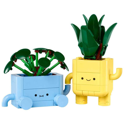 LEGO Botanicals Happy Plants Shelf Decor 10349 Building Blocks Toys for 9+ Gift for Boys and Girls