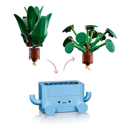 LEGO Botanicals Happy Plants Shelf Decor 10349 Building Blocks Toys for 9+ Gift for Boys and Girls