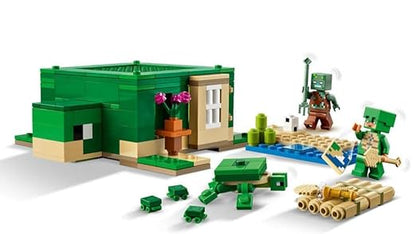 LEGO Minecraft The Turtle Beach House Animal-Care Toy 21254
