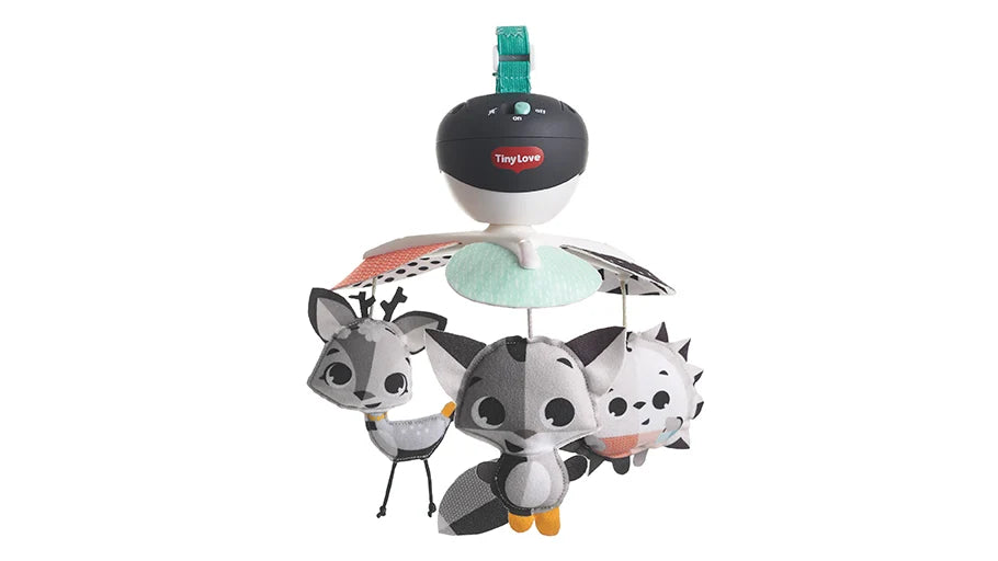 Tiny Love Magical Tales 3-in-1 Take Along Cot Mobile for Newborn Baby, Stroller, Crib & Playard