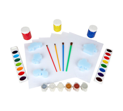 Washable Paint Set, Over 50 Pieces